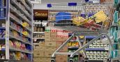 El consumo real en los supermercados cayó un 32,1%