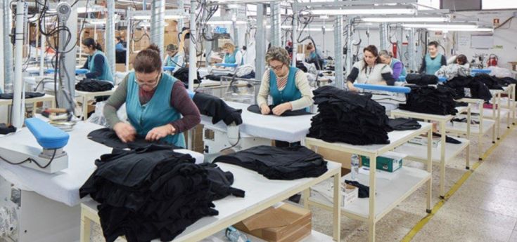 Las textiles están utilizando la mitad de las máquinas para producir que tienen disponibles