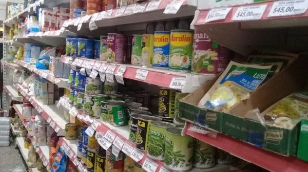 Supermercados: entre abril y mayo bajó un 4,7% el consumo de productos de almacén