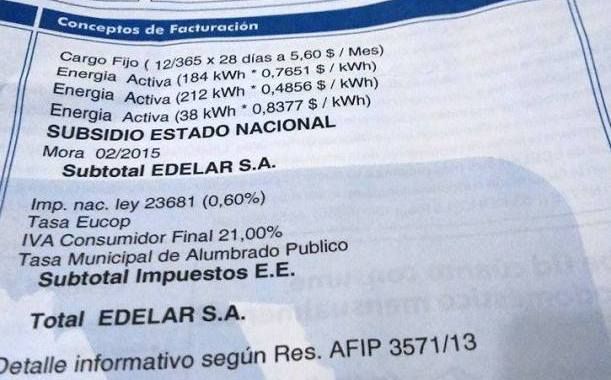 Energía: la Nación definió una quita de subsidios del 6% y en La Rioja afecta a 44 mil usuarios