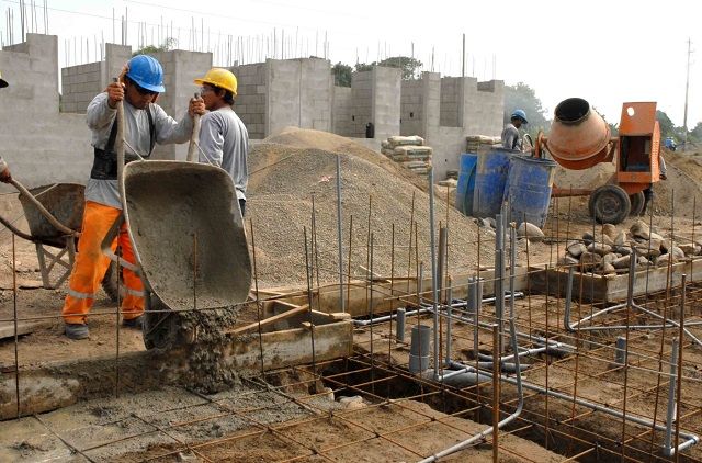 El empleo formal en la construcción bajó un 60,8%